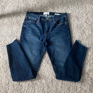 Frame Denim Le Skinny de Jeanne - Stagger raw hem
